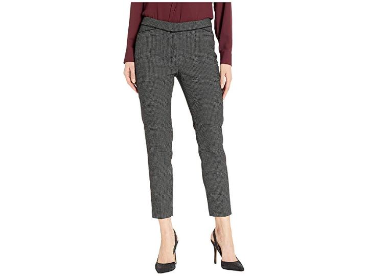 Calvin Klein Novelty Pants (black/cream) Women's Casual Pants