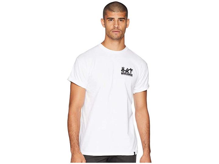 Huf Stick N Poke Short Sleeve Tee (white) Men's T Shirt