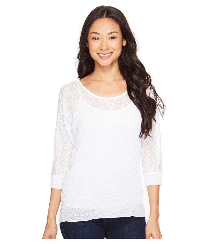 Prana Tranquil Top (white) Women's Clothing