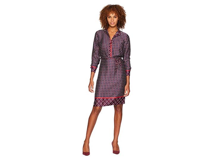 Lauren Ralph Lauren Print Twill Shirtdress (multi) Women's Dress