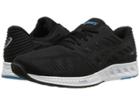 Asics Fuzextm (black/black/indigo Blue) Men's Running Shoes