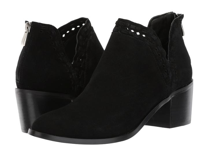 Steve Madden Java Bootie (black Suede) Women's Boots