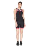2xu Active Trisuit (black/retro Tri Pink Peacock) Women's Wetsuits One Piece