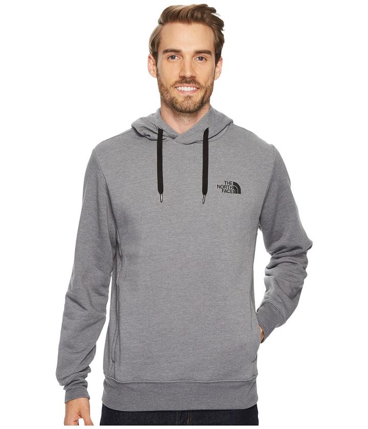 The North Face Trivert Pullover Hoodie (tnf Medium Grey Heather/tnf Black) Men's Sweatshirt