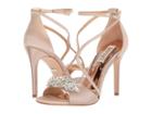 Badgley Mischka Vanessa (nude Satin) High Heels