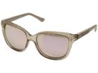 Guess Gu7401 (shiny Beige/brown Mirror) Fashion Sunglasses