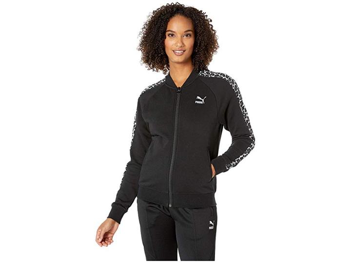 Puma Wild T7 Jacket (puma Black/leopard) Women's Coat