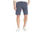 Ben Sherman Dobby Stripe Check Shorts (dark Navy) Men's Shorts