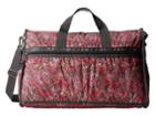 Lesportsac Luggage Large Weekender (lavender Fields) Duffel Bags