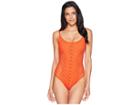 Kenneth Cole Tough Luxe Mio (sienna) Women's Swimsuits One Piece