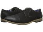 Steve Madden Fontane (black Leather) Men's Lace Up Casual Shoes