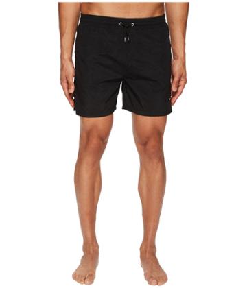 Mcq Swim Shorts (darkest Black) Men's Swimwear