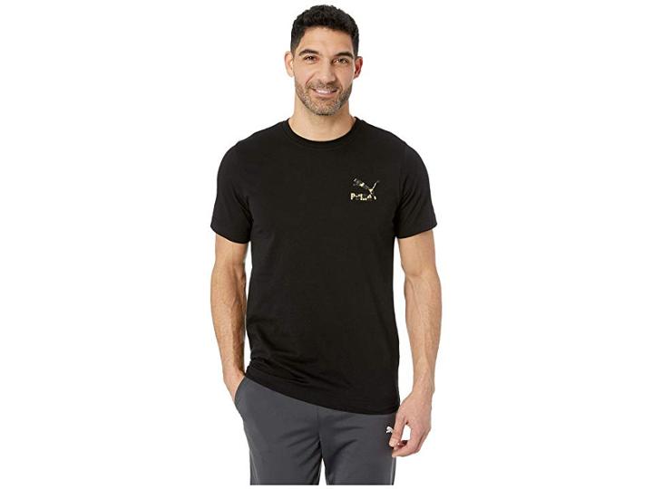 Puma Wild Pack Tee (puma Black 2) Men's T Shirt