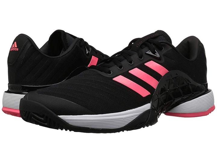 Adidas Barricade 2018 (black/black/flash Red) Men's Tennis Shoes