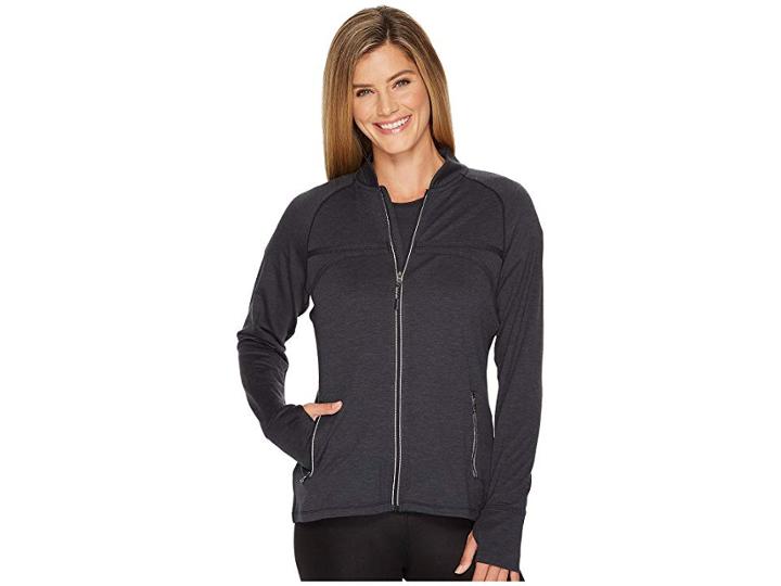 Skirt Sports Wonder Wool Jacket (black Wool) Women's Coat