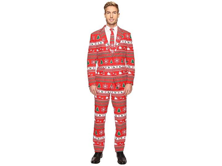 Opposuits Winter Wonderland Suit (dark Red) Men's Suits Sets