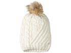 Lauren Ralph Lauren Engineered Cable Hat (ivory) Cold Weather Hats