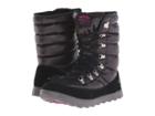 The North Face Thermoballtm Lace 8 (shiny Tnf Black/luminous Pink (prior Season)) Women's Cold Weather Boots