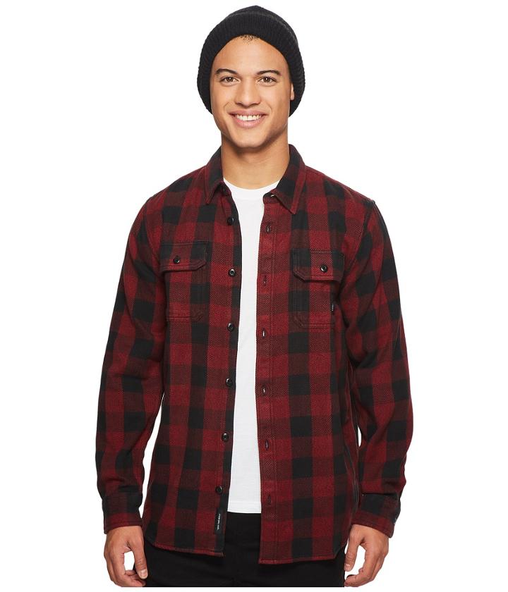 Vans Wisner Flannel (chili Pepper) Men's Clothing