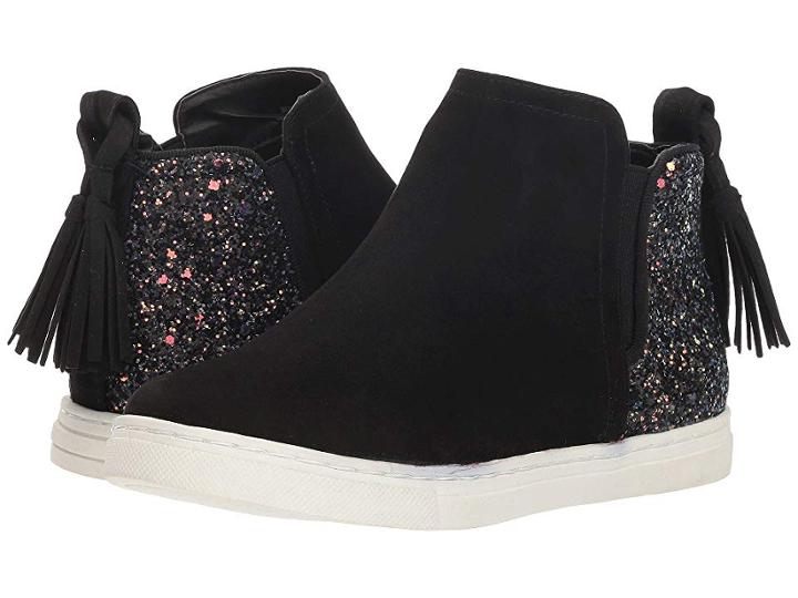 Dolce Vita Kids Zada (little Kid/big Kid) (black Microsuede) Girl's Shoes