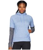 Adidas Sport-2-street Pullover Hoodie (sport 2 Street Real Lilac Melange/sport 2 Street Legend Ink) Women's Sweatshirt