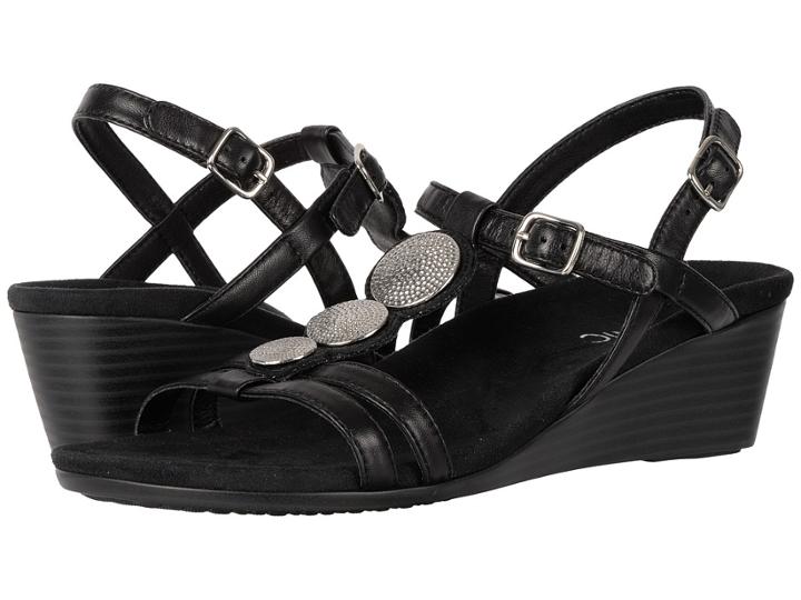 Vionic Noleen (black) Women's Wedge Shoes