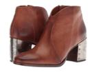 Frye Nora Omaha Short (cognac Tumbled Buffalo) Women's Pull-on Boots
