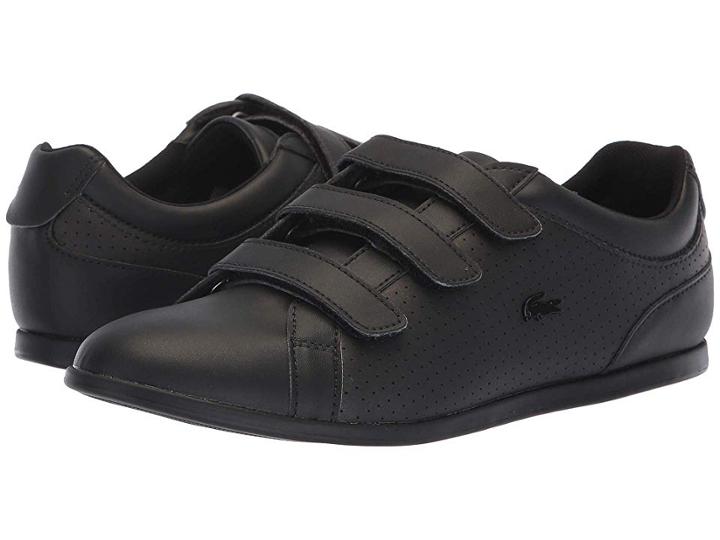 Lacoste Rey Strap 318 2 (black/black) Women's Shoes