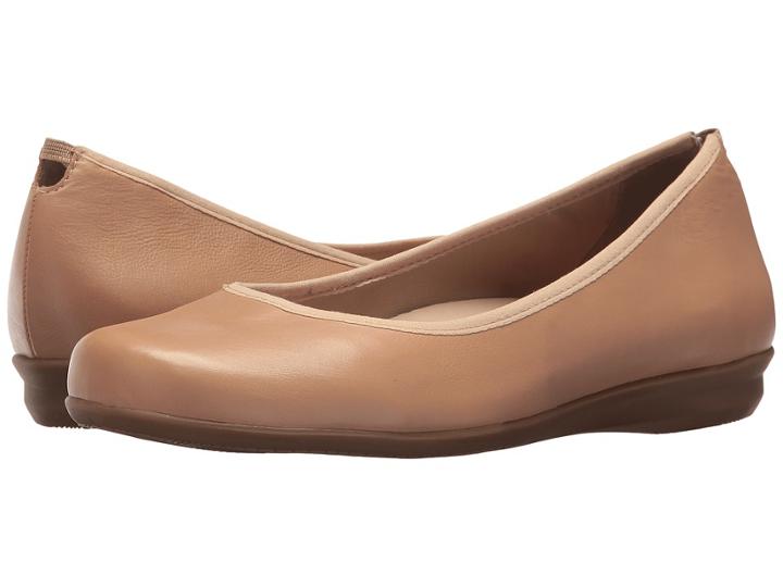 Earth Ennis Earthies (nude Premium Leather) Women's  Shoes
