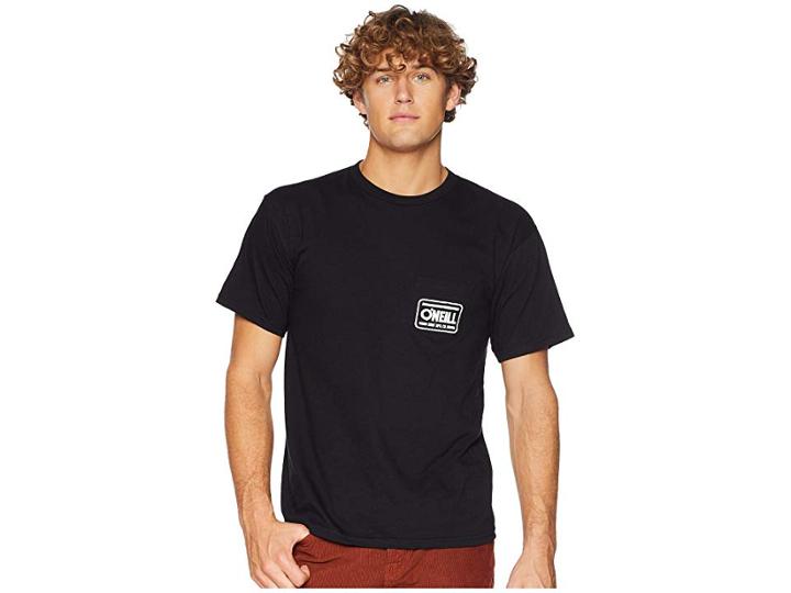 O'neill Rounder Printables Top (black) Men's Clothing