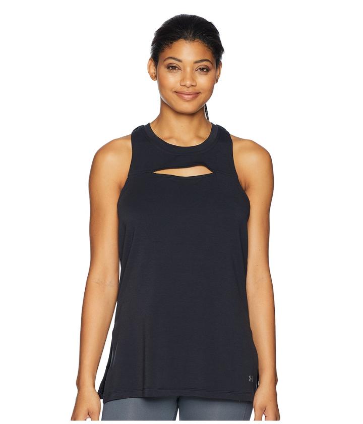 Under Armour Modal Terry Tunic (black/tonal) Women's Sleeveless