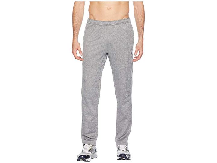 Reebok Workout Ready Poly Fleece Pants (medium Grey Heather) Men's Casual Pants