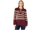 Michael Michael Kors Laced Chain Tunic Lurex (cordovan) Women's Sweater