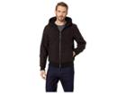 Tommy Hilfiger Hoodie Bomber With Bunny Sherpa Lining (black) Men's Coat