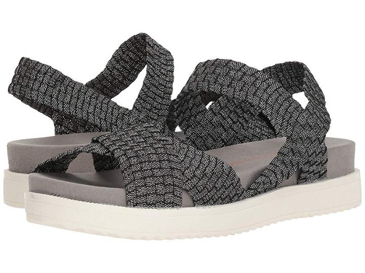 Bernie Mev. Eternal (black Shimmer) Women's Sandals
