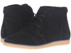 Toms Mateo Chukka Bootie (black Suede) Women's Lace-up Boots