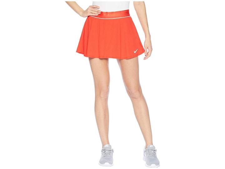 Nike Court Dry Skirt Flouncy (habanero Red/white/habanero Red) Women's Skirt