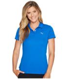 Puma Golf Pounce Polo (lapis Blue) Women's Short Sleeve Pullover