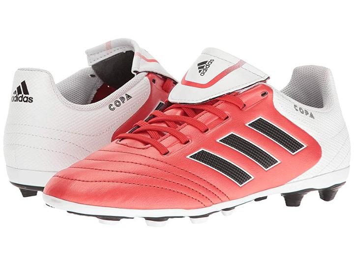 Adidas Kids Copa 17.4 Fxg Soccer (little Kid/big Kid) (red/white/black) Kids Shoes