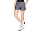 Nike Golf Woven 4.5 Sub Print Flex Shorts (dark Grey/black/black) Women's Shorts