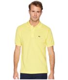 Lacoste Short Sleeve Classic Pique Polo Shirt (daphne Yellow) Men's Short Sleeve Pullover