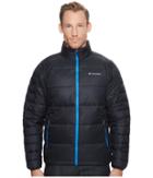 Columbia Frost Fightertm Jacket (black/super Blue) Men's Coat