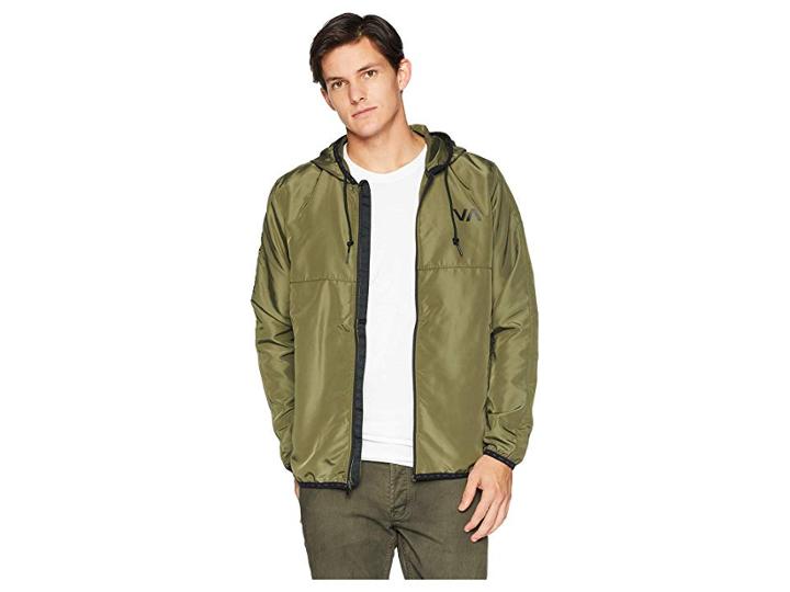 Rvca Axe Packable Jacket (olive) Men's Coat