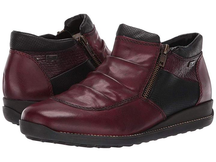Rieker 44280 Daphne 80 (medoc/schwarz/bordeaux) Women's Shoes