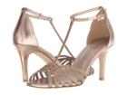 Pelle Moda Rochell (platinum Gold Satin) High Heels