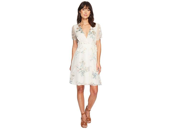 Astr The Label Melody Dress (cream/blush Floral) Women's Dress