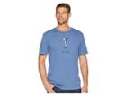 Life Is Good Classic Golf Crusher Tee (heather Vintage Blue) Men's T Shirt
