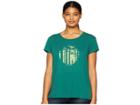 Life Is Good Mountain Bike Woods Breezy T-shirt (forest Green) Women's T Shirt