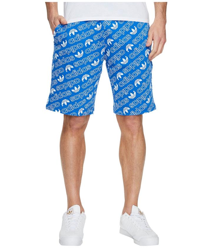 Adidas Originals Aop Shorts (blue) Men's Shorts