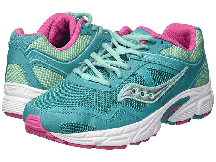 Saucony Kids Cohesion 10 Ltt (big Kid) (turquoise) Girls Shoes